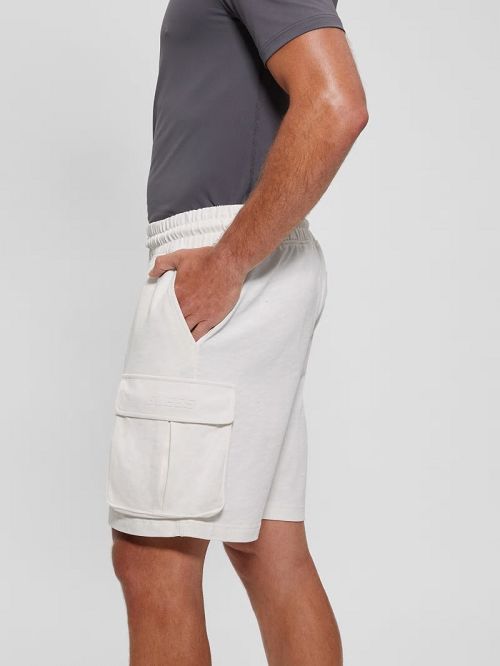 Guess Eco Nilo Cargo Shorts Wit | GUESS-SN31544