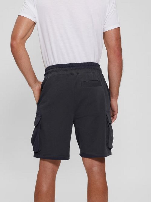 Guess Eco Nilo Cargo Shorts Zwart | GUESS-SN31554