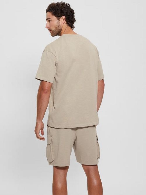 Guess Eco Nilo Oversized Tee Beige | GUESS-SN31521