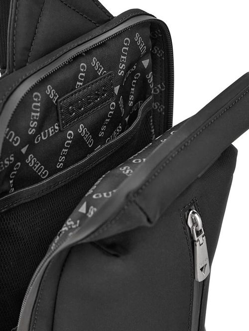 Guess Eco Nylon Crossover Bag Zwart | GUESS-SN31739