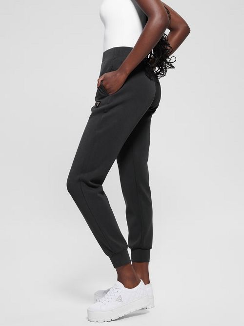 Guess Eco Olympe Scuba Active Pants Zwart | GUESS-SN28473