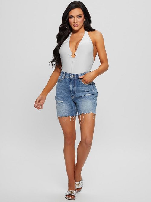 Guess Eco One-Piece Swimsuit Wit | GUESS-SN28542