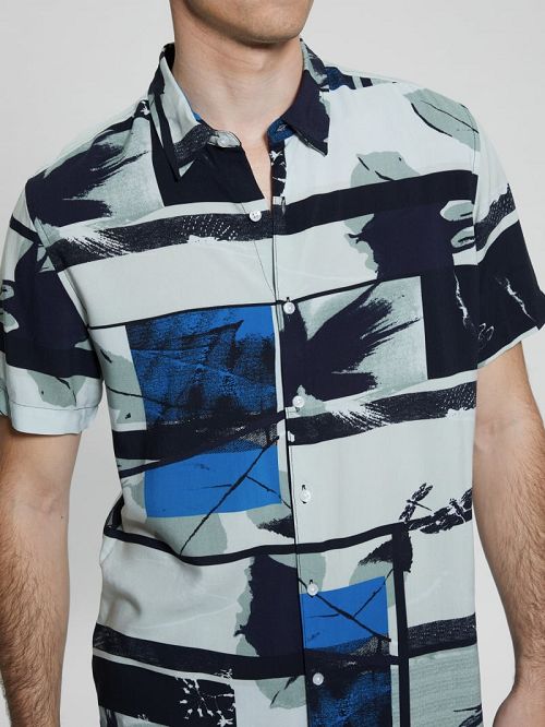 Guess Eco Palm Shirt Multi | GUESS-SN31185