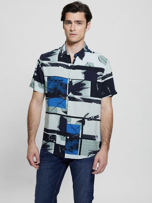 Guess Eco Palm Shirt Multi | GUESS-SN31185