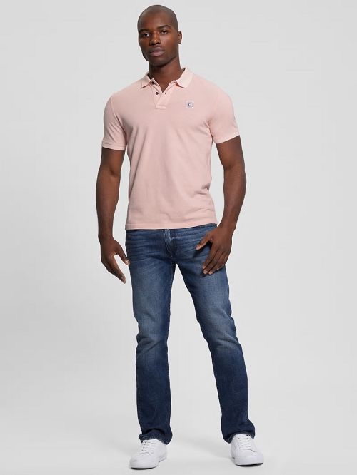 Guess Eco Pique Polo Roze | GUESS-SN31072