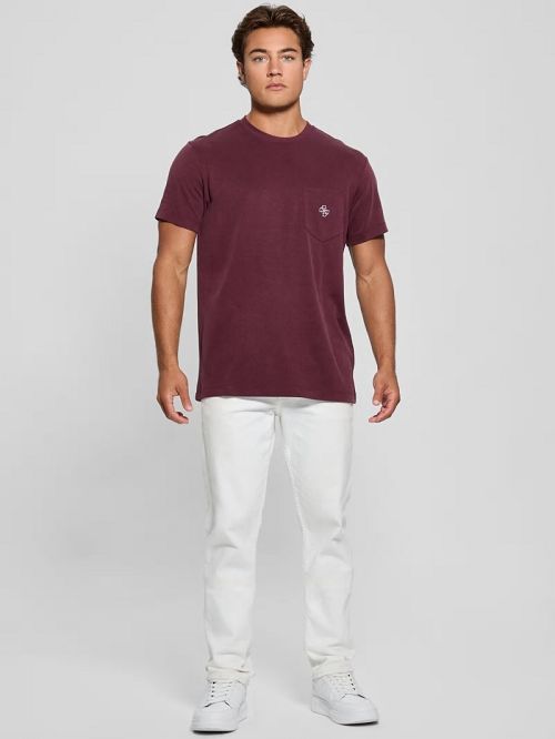 Guess Eco Pocket Tee Rood | GUESS-SN31092