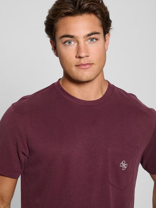 Guess Eco Pocket Tee Rood | GUESS-SN31092