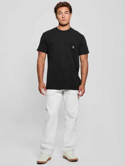 Guess Eco Pocket Tee Zwart | GUESS-SN30711
