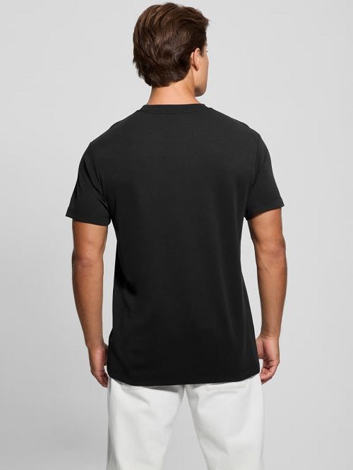 Guess Eco Pocket Tee Zwart | GUESS-SN30711