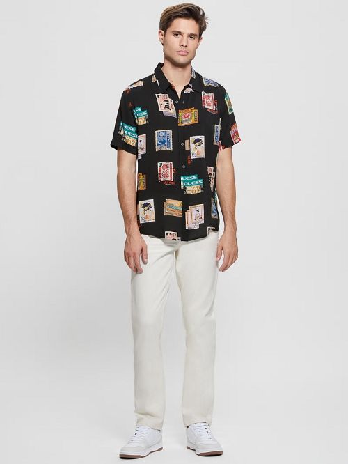 Guess Eco Post Card Shirt Multi | GUESS-SN31135