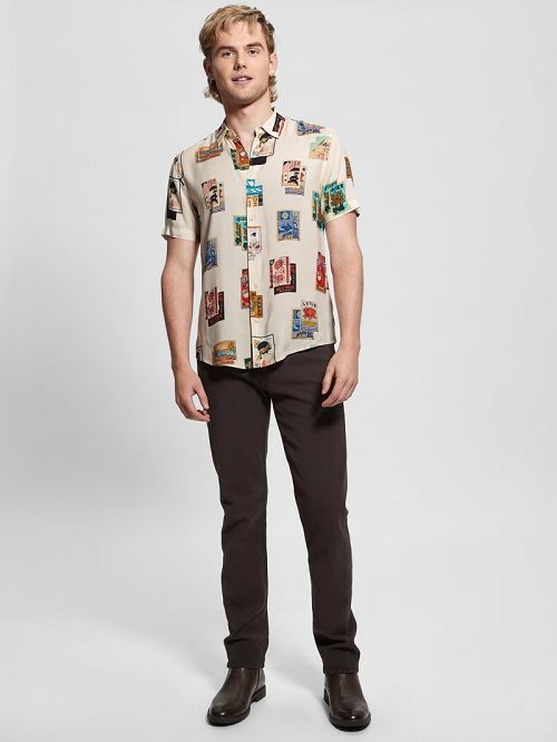 Guess Eco Post Card Shirt Multi | GUESS-SN31151