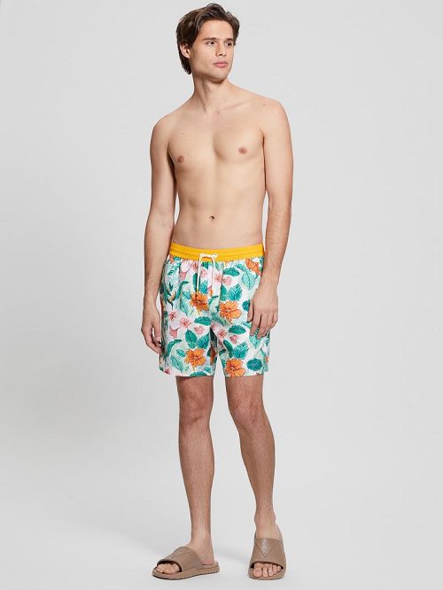 Guess Eco Printed Swim Trunks Multi | GUESS-SN31600