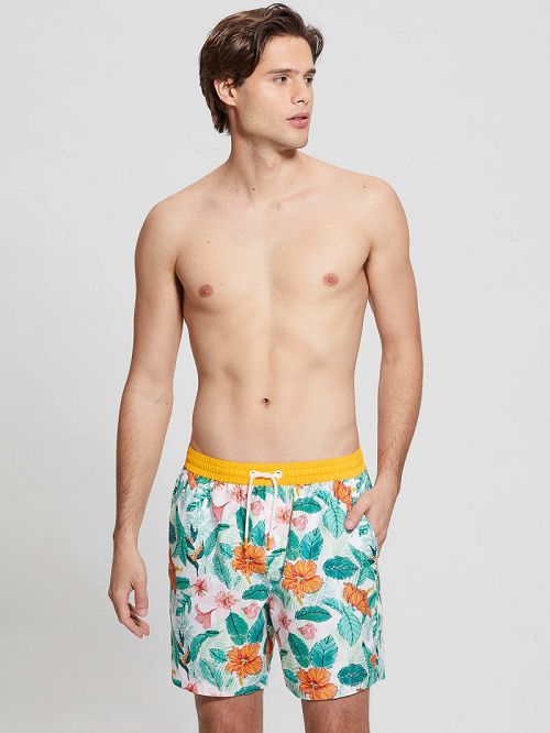 Guess Eco Printed Swim Trunks Multi | GUESS-SN31600