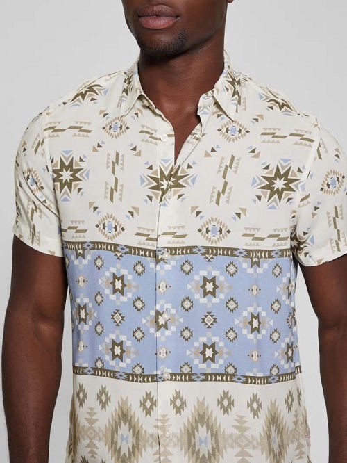Guess Eco Rayon Southwest Shirt Multi | GUESS-SN31318