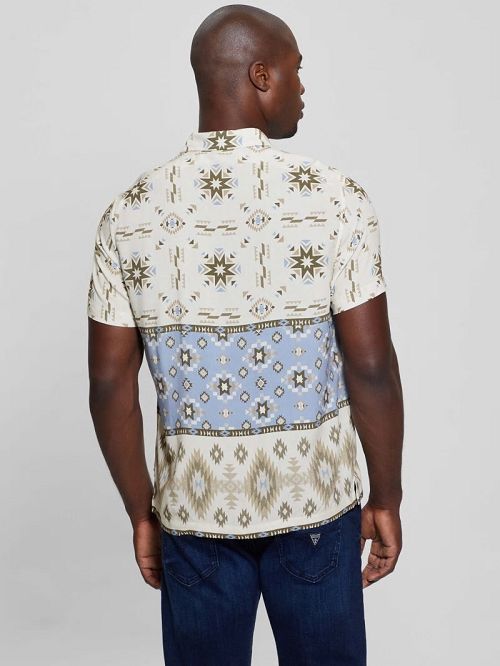 Guess Eco Rayon Southwest Shirt Multi | GUESS-SN31318