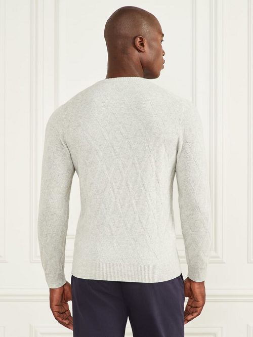 Guess Eco Rhombus Turtleneck Sweater Grijs | GUESS-SN30888