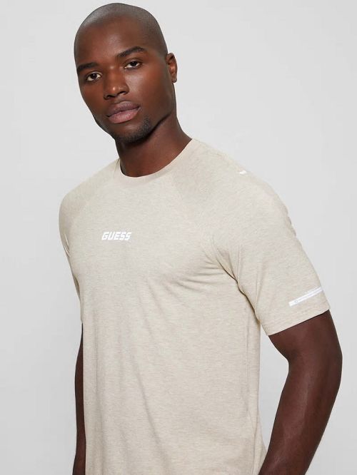 Guess Eco Rigel Tee Beige | GUESS-SN31557