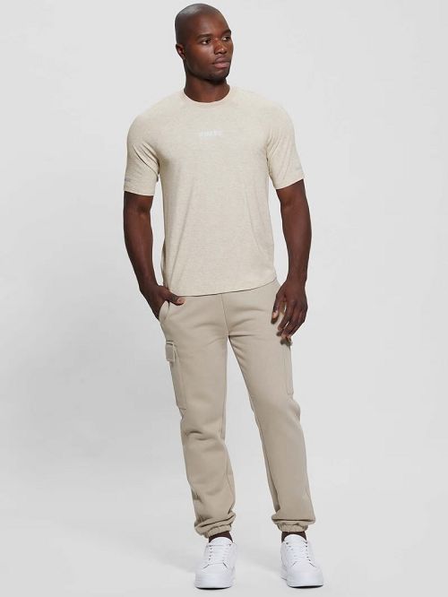 Guess Eco Rigel Tee Beige | GUESS-SN31557