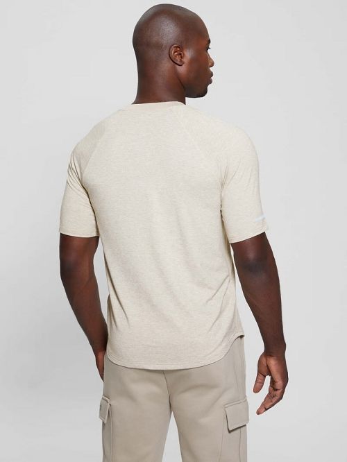 Guess Eco Rigel Tee Beige | GUESS-SN31557