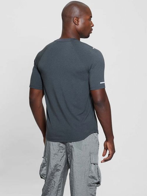 Guess Eco Rigel Tee Zwart | GUESS-SN30686