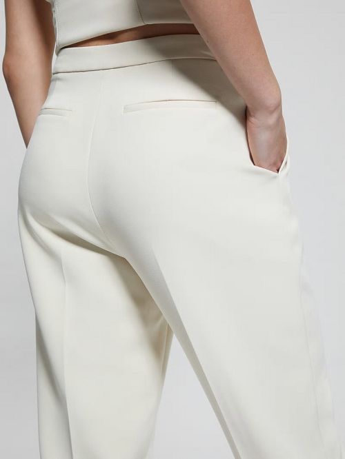 Guess Eco Roberta Structured Joggers Wit | GUESS-SN28217