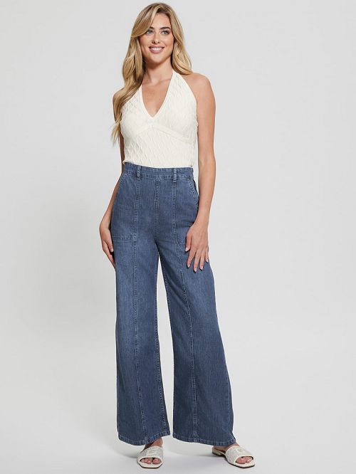 Guess Eco Rose Jeans Blauw | GUESS-SN26558