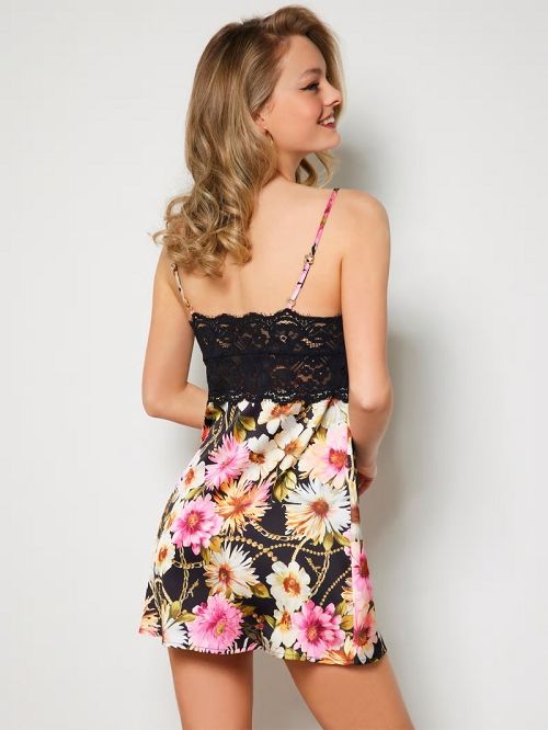 Guess Eco Rose Mini Slip Nightdress Multi | GUESS-SN28583