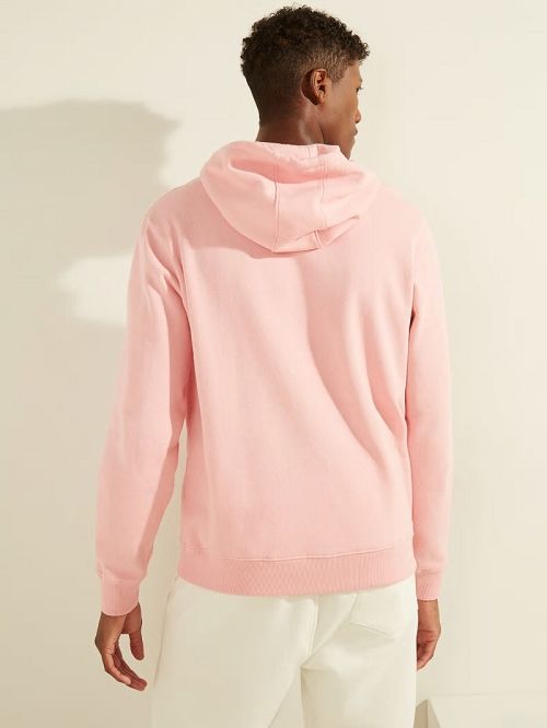 Guess Eco Roy Logo Hoodie Roze | GUESS-SN31463