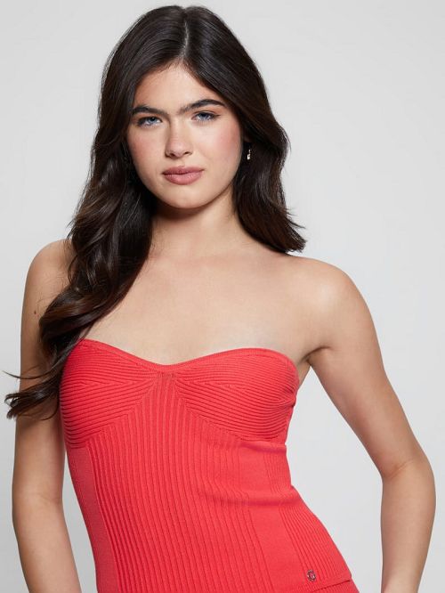 Guess Eco Selina Tube Top Roze | GUESS-SN27559