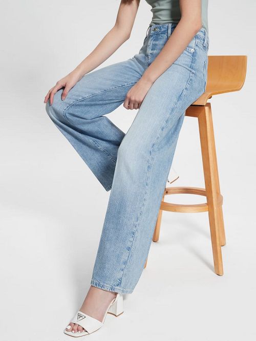 Guess Eco Sexy Palazzo Jeans Blauw | GUESS-SN26691