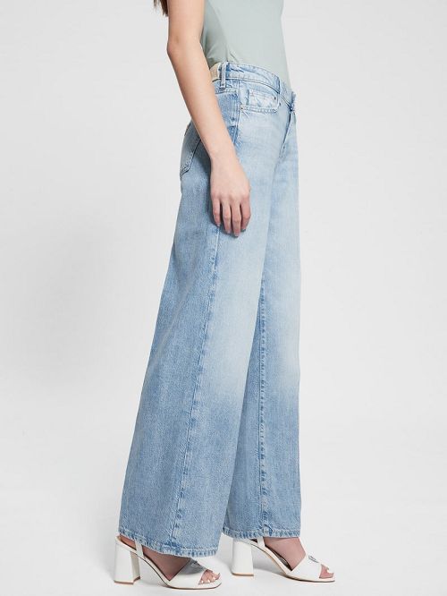 Guess Eco Sexy Palazzo Jeans Blauw | GUESS-SN26691