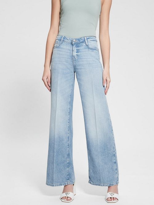 Guess Eco Sexy Palazzo Jeans Blauw | GUESS-SN26691