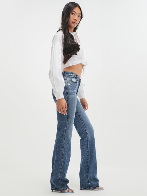 Guess Eco Sexy Straight Jeans Blauw | GUESS-SN26651
