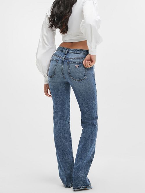 Guess Eco Sexy Straight Jeans Blauw | GUESS-SN26651