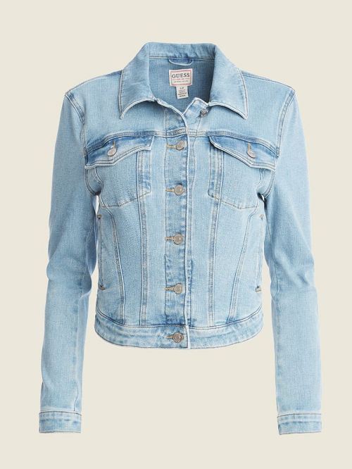 Guess Eco Sexy Trucker Jacket Blauw | GUESS-SN26701