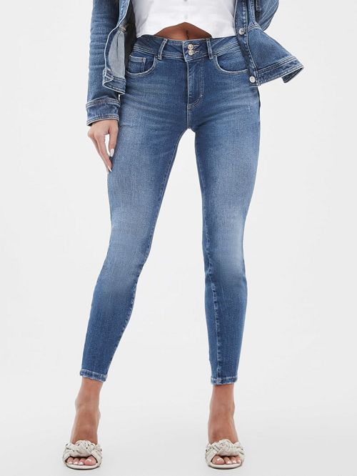 Guess Eco Shape Up Skinny Jeans Blauw | GUESS-SN26642