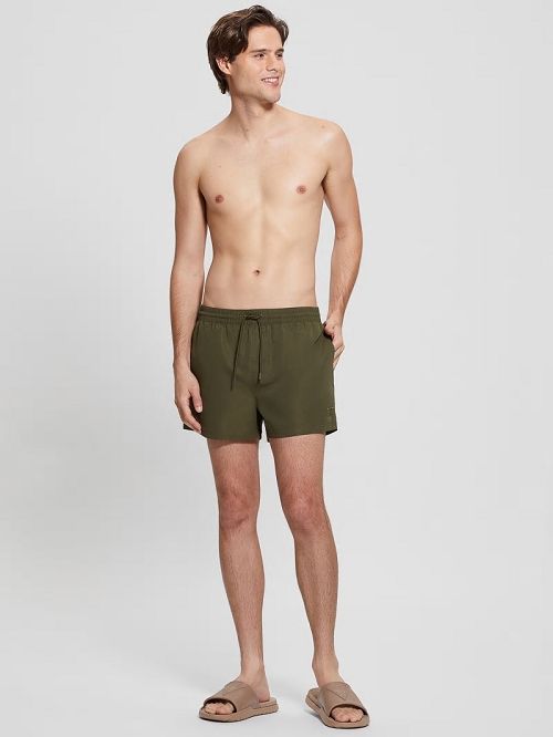 Guess Eco Short Swim Trunks Groen | GUESS-SN31601