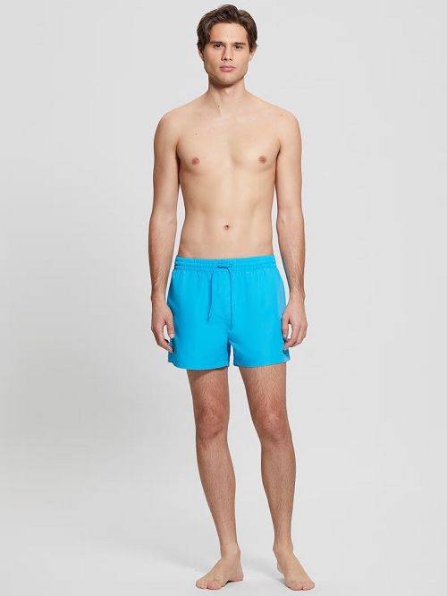 Guess Eco Short Swim Trunks Turquoise | GUESS-SN31603