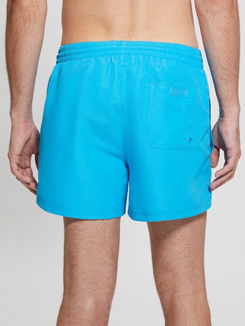 Guess Eco Short Swim Trunks Turquoise | GUESS-SN31603