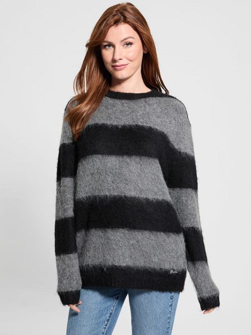 Guess Eco Skye Striped Long Sweater Multi | GUESS-SN27846