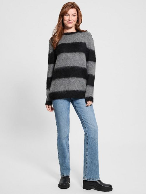 Guess Eco Skye Striped Long Sweater Multi | GUESS-SN27846