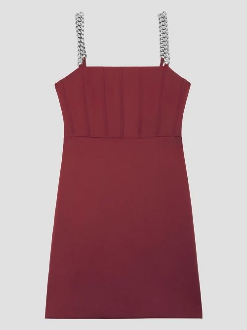 Guess Eco Skylar Scuba Dress Rood | GUESS-SN26709