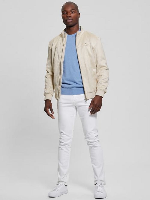 Guess Eco Soft Suede Jacket Wit | GUESS-SN30812