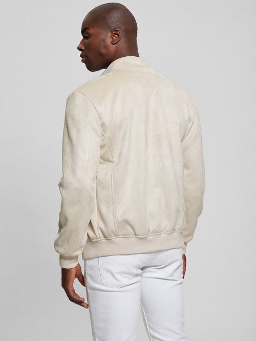 Guess Eco Soft Suede Jacket Wit | GUESS-SN30812