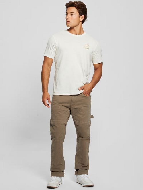 Guess Eco Southwestern Tee Wit | GUESS-SN30696