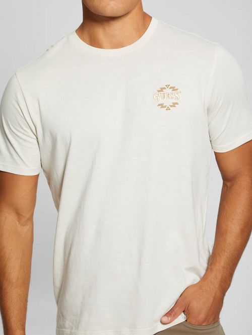Guess Eco Southwestern Tee Wit | GUESS-SN30696