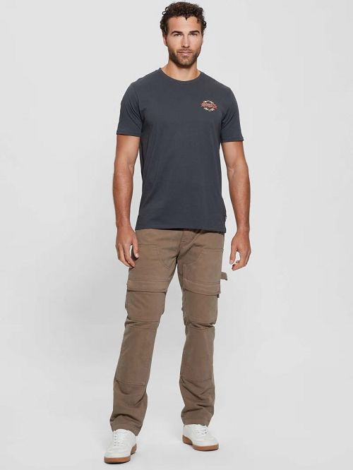 Guess Eco Southwestern Tee Zwart | GUESS-SN30685