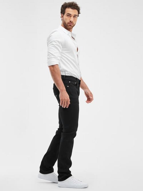 Guess Eco Straight Jeans Zwart | GUESS-SN30442