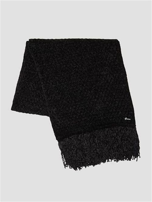 Guess Eco Talia Chenille Beanie Zwart | GUESS-SN30160