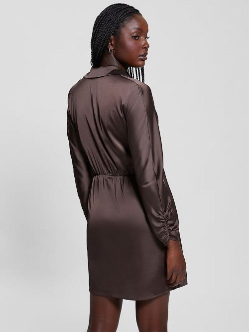 Guess Eco Tanya Dress Bruin | GUESS-SN27025